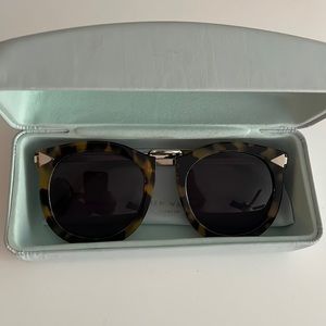 Karen Walker Super Lunar Crazy Tort Sunglasses